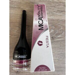 MICA Beauty Cosmetics Tinted Lip Balm Fiesta Pot & Brush Pink New in Box USA